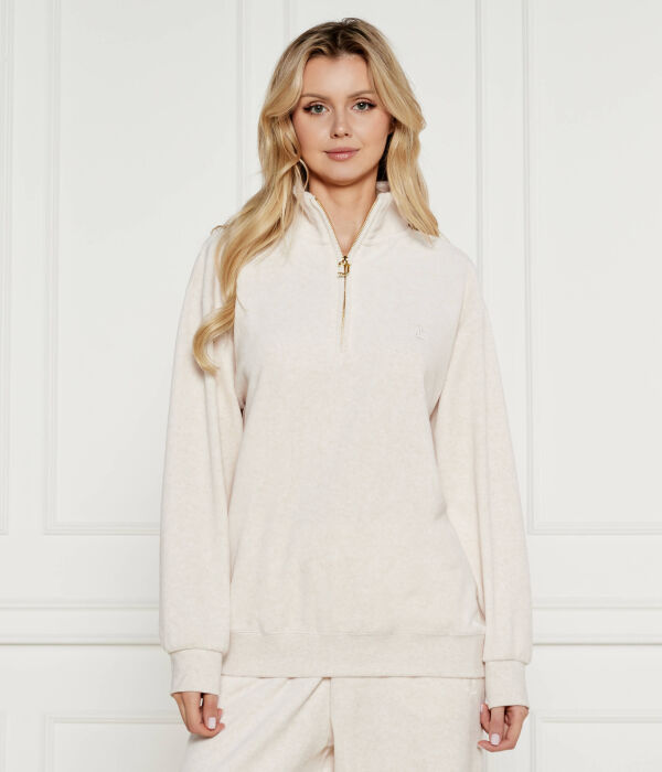 

Толстовка женская Juicy Couture с воротником на молнии, бежевый