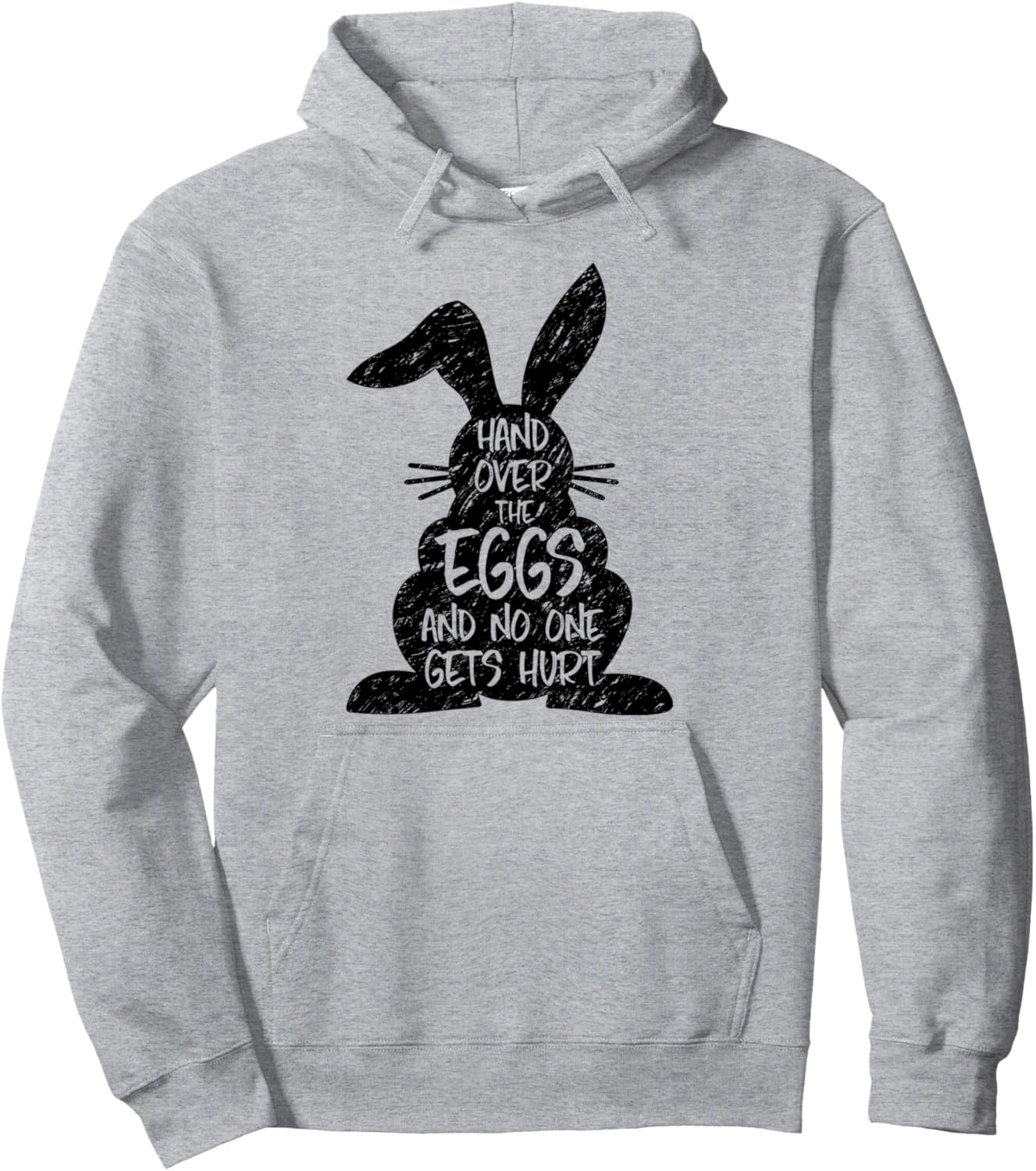 

Худи Handover Heart Crazy Rabbit Bunny Easter Egg Hunt Chicken Hoodie, серое (серый меланж), размер S Easter Bunny Egg Hunt Rabbit Co.