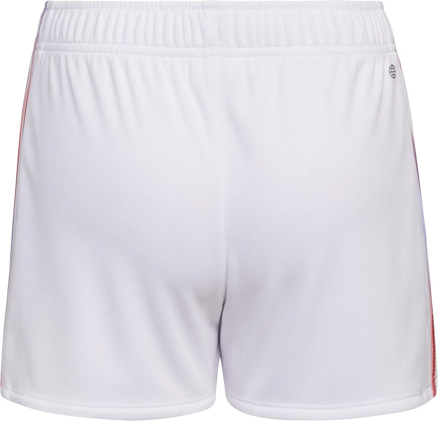 Детские шорты Adidas Aeroready Gradient 3-Stripes Pacer на подкладке из сетчатой ткани, белый — фото 2