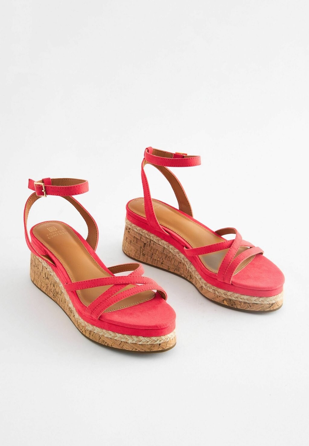 

Босоножки на платформе FOREVER COMFORT STRAPPY Next, светло-красный