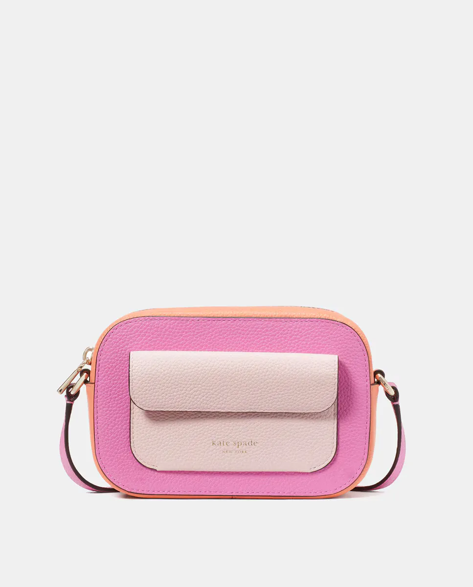 

Маленькая розовая сумка через плечо Ava line на молнии Kate Spade, розовый