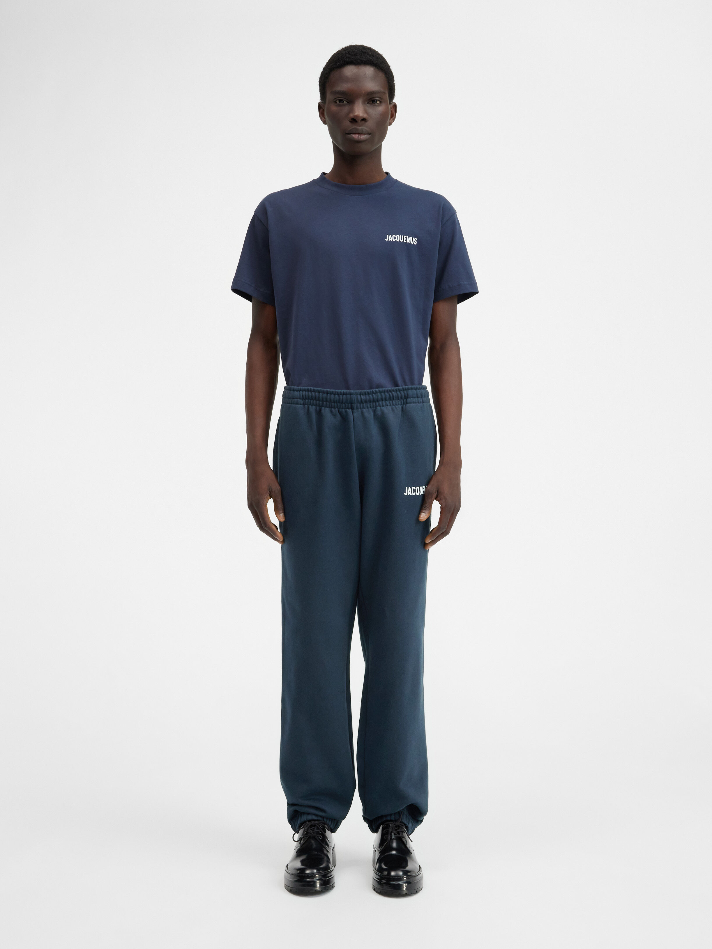 

Спортивные брюки с логотипом JACQUEMUS The Jacquemus track pants, темно-синий