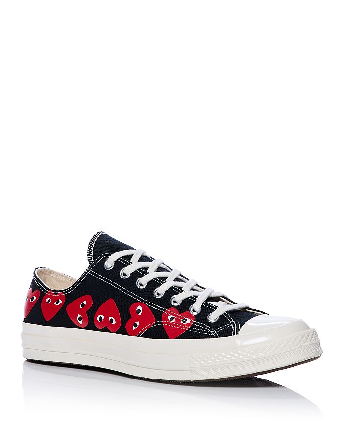 

Comme Des Garcons Мужские кроссовки на шнуровке с низким верхом Comme Des Garcons PLAY, черный