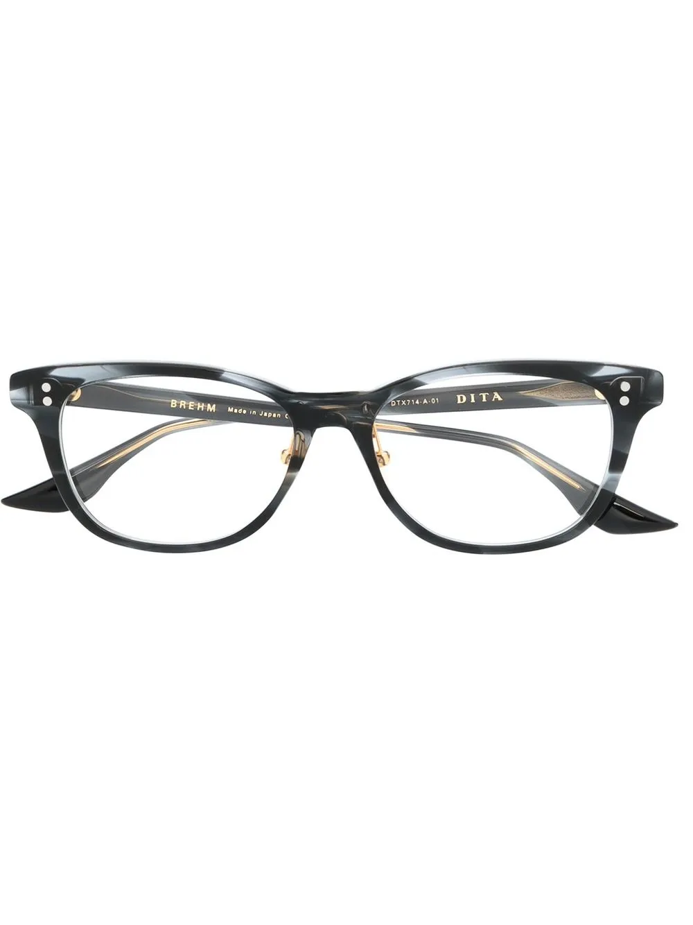 

Очки трапециевидной формы Dita Eyewear, черный