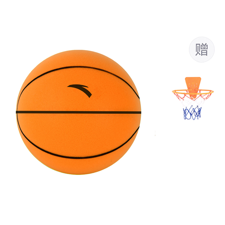 

Баскетбольный мяч China PU оранжевый размер 7 тренировочный unisex ANTA, Single Ball+Basket