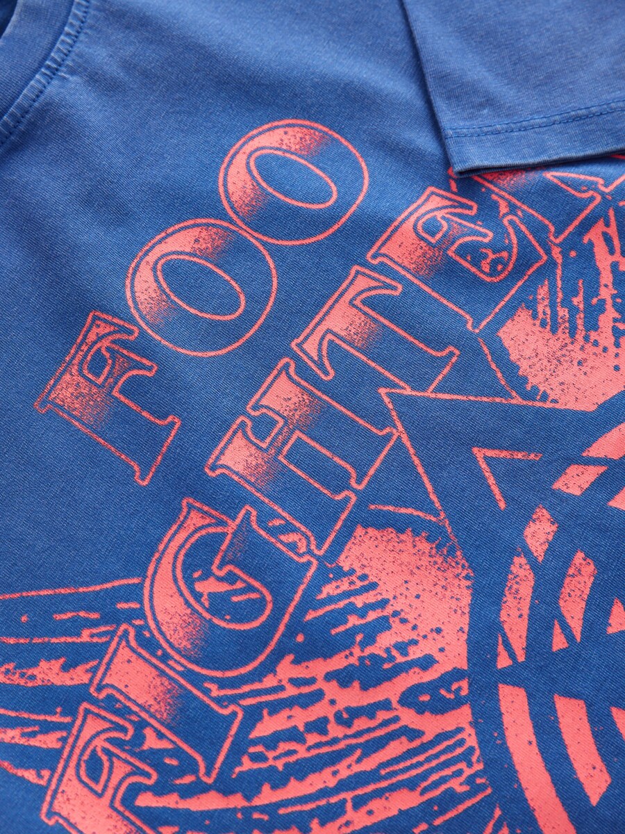 Рубашка Next Foo-Fighters, Royal Blue — фото 4