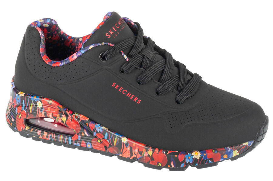 Кроссовки Skechers UNO Majestic Garden женские 155583 BKMT разноцветные