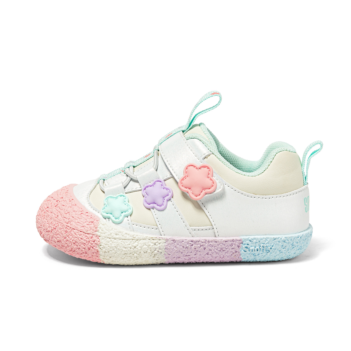 

Детские скейтерские кроссовки Balance Support Snoffy, бежевый/мультиколор