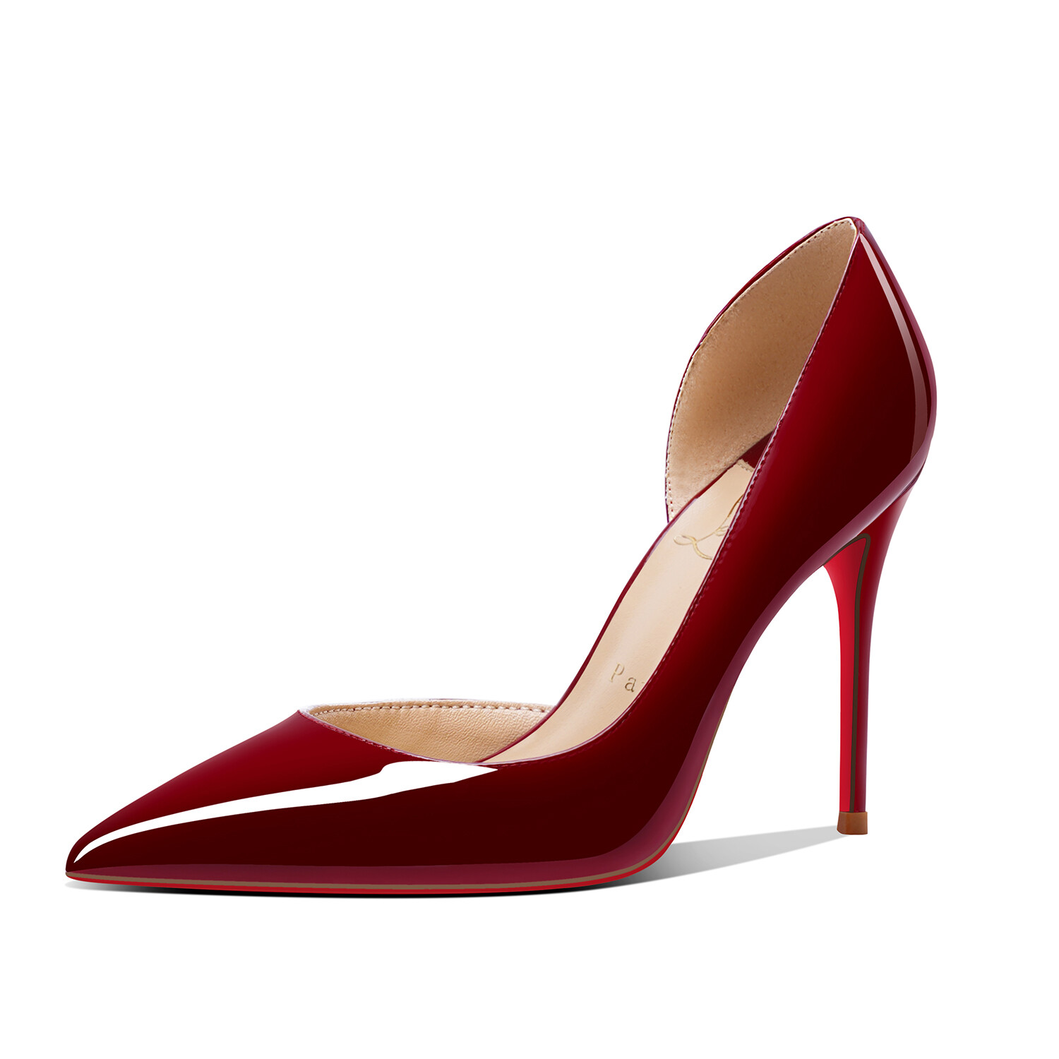 

Туфли женские на высоком каблуке Gabpihla Heurst, цвет Burgundy (10cm)