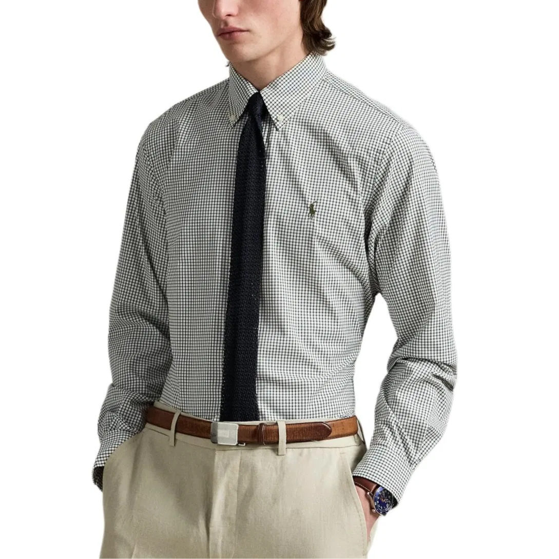 Рубашка Classic Version мужская Olive Green Polo Ralph Lauren