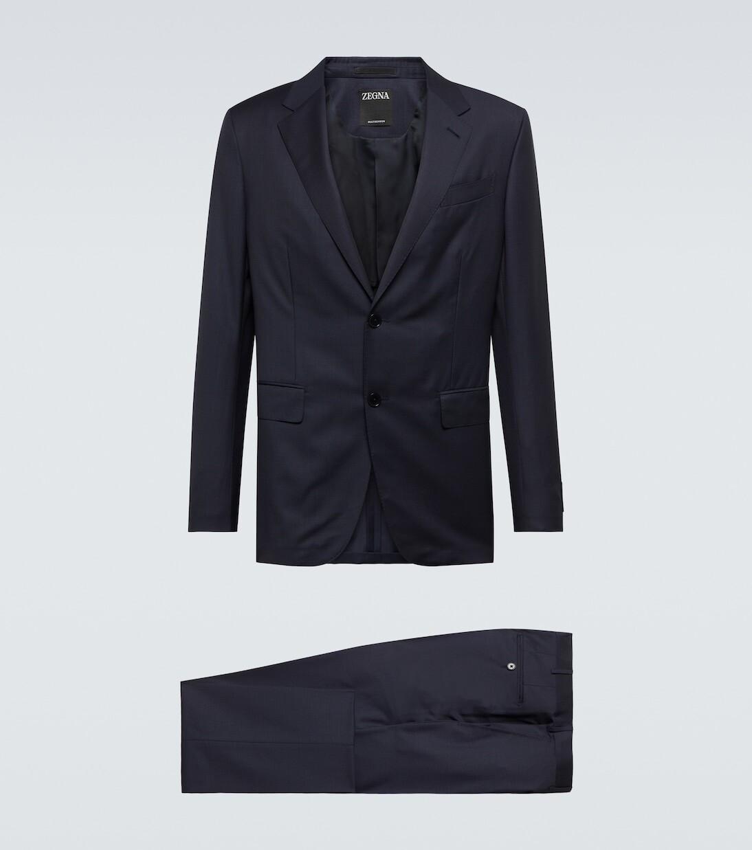 

Шерстяной костюм Zegna, синий