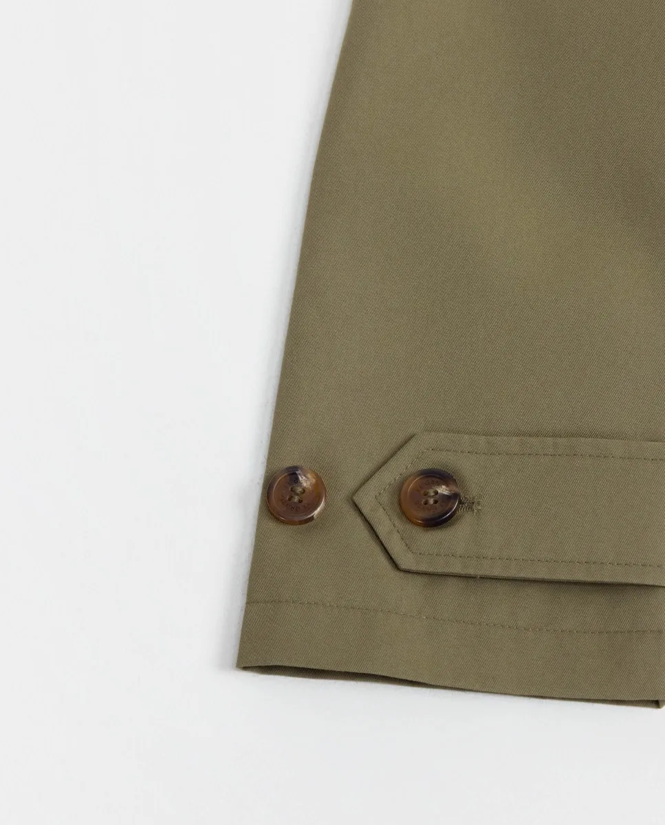 

Женский хлопковый плащ однотонный El Ganso, зеленый