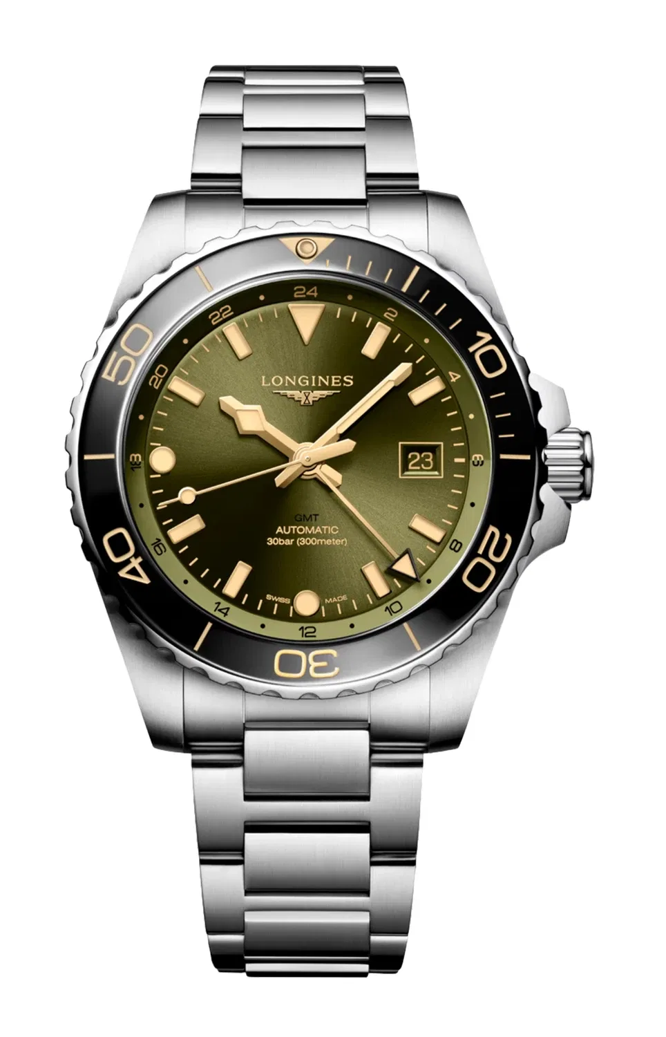 HYDROCONQUEST GMT 43 ММ - L3.890.4.06.6 LONGINES, синий