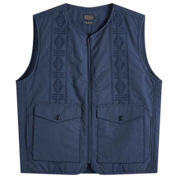 

Двусторонний парашютный жилет Pendleton, синий