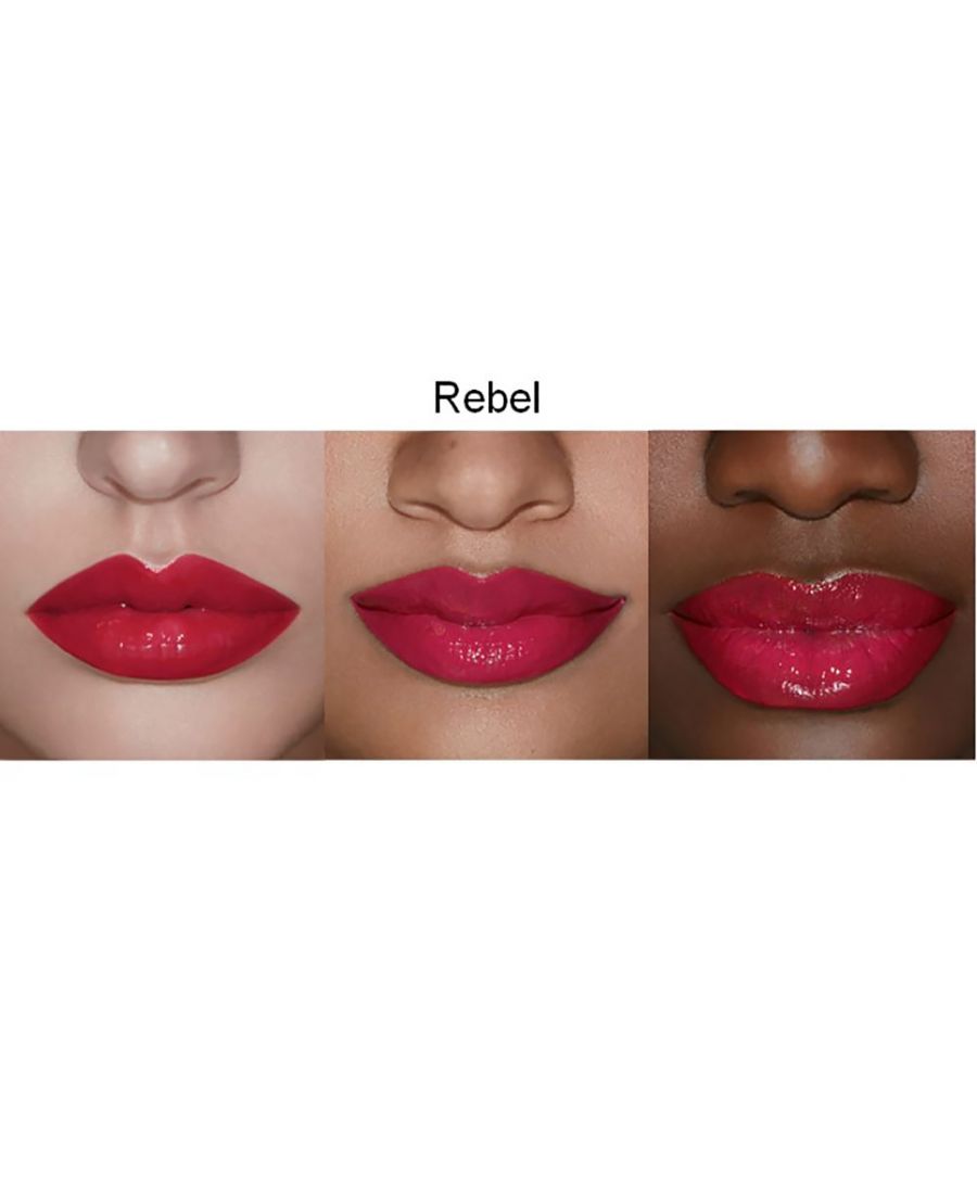 Блеск для губ Larger Than Life All That Glitters Lip Plumping Gloss, 0,14 унции Rinna Beauty, цвет berry — фото 2