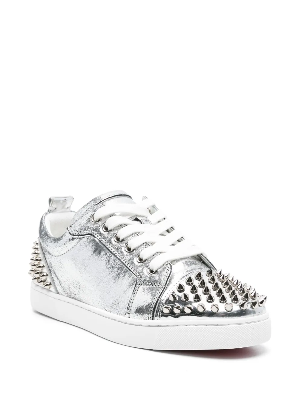 Кроссовки Louise Christian Louboutin, серебяный — фото 2