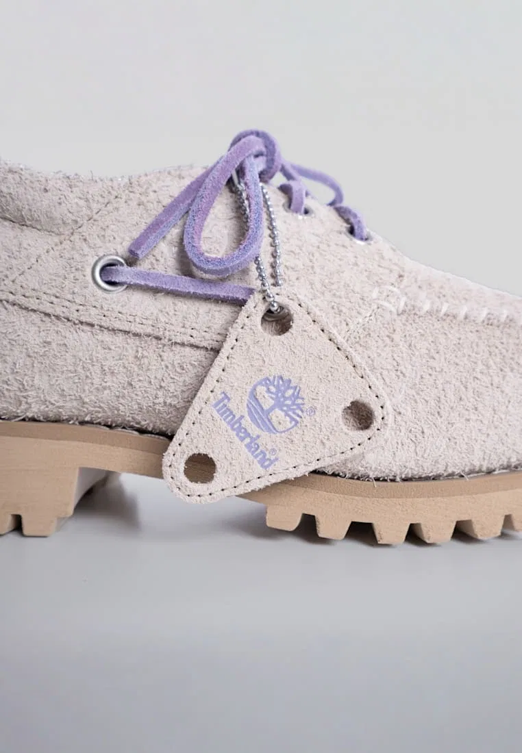 Мужские ботинки Timberland Authentic 3-Eye Lug Handsewn Boat Shoe, бежевый — фото 4