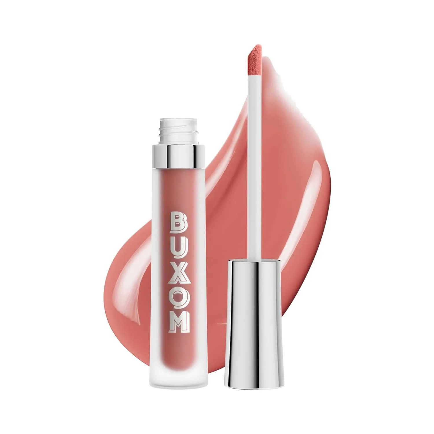 Buxom Full-On Plumping Lip Cream - увлажняющий блеск для губ с пептидами и гиалуроновой кислотой, придающий губам объем и мягкость. Формула с высоким блеском. Не тестируется на животных., Hot Toddy (Tawny nude)