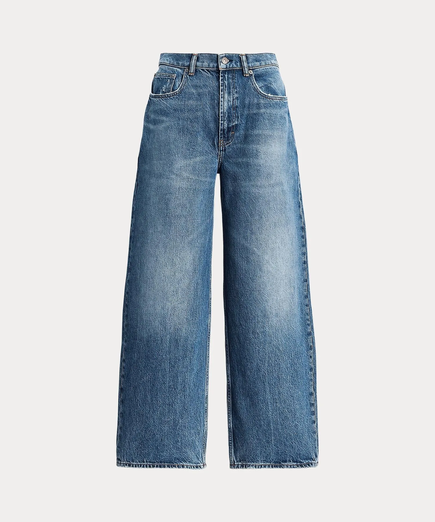 Свободные джинсы с широкими штанинами Polo Ralph Lauren, 400 Blue — фото 2