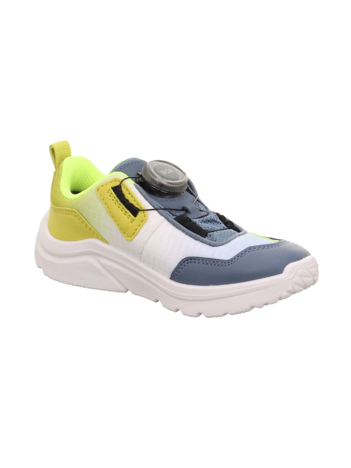 Superfit Низкие кроссовки KICKS сине-желтого цвета — фото 2