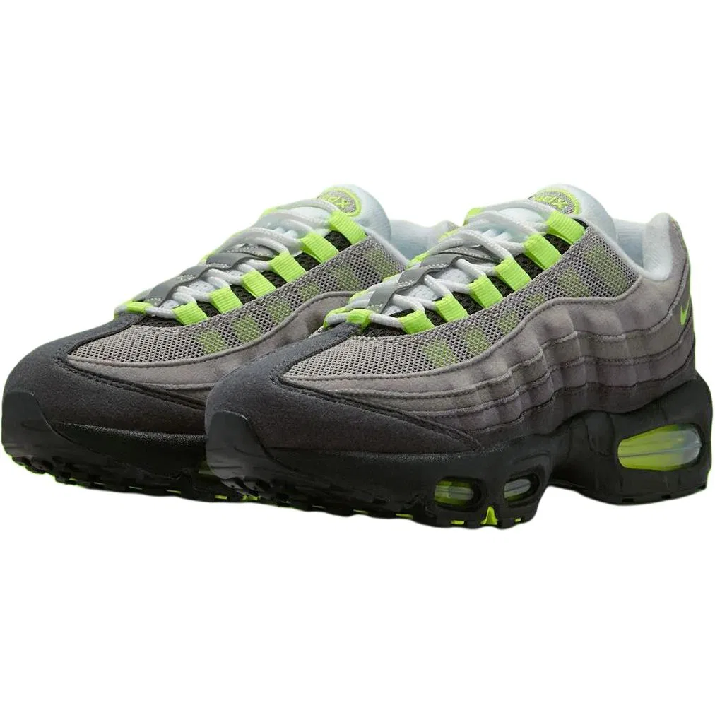 Кроссовки Air Max 95 Low top детские беговые серые черные для подростков Nike, Gray Black — фото 3