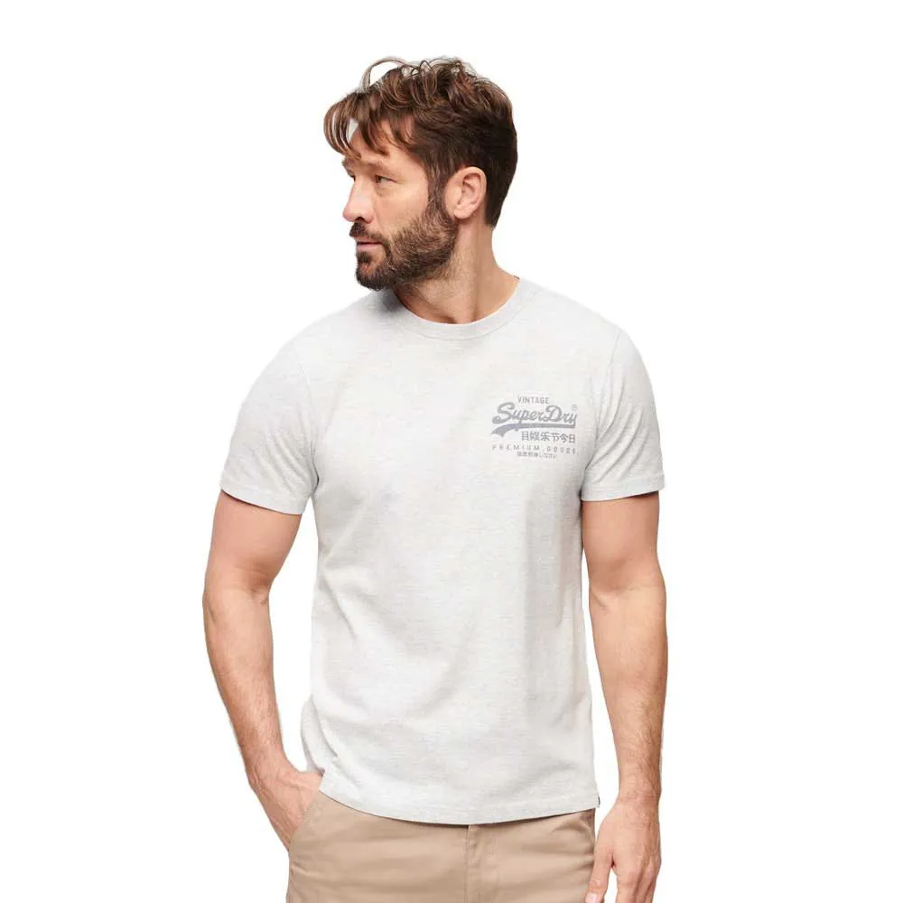 

Футболка Superdry Classic Vintage Logo Heritage, белый
