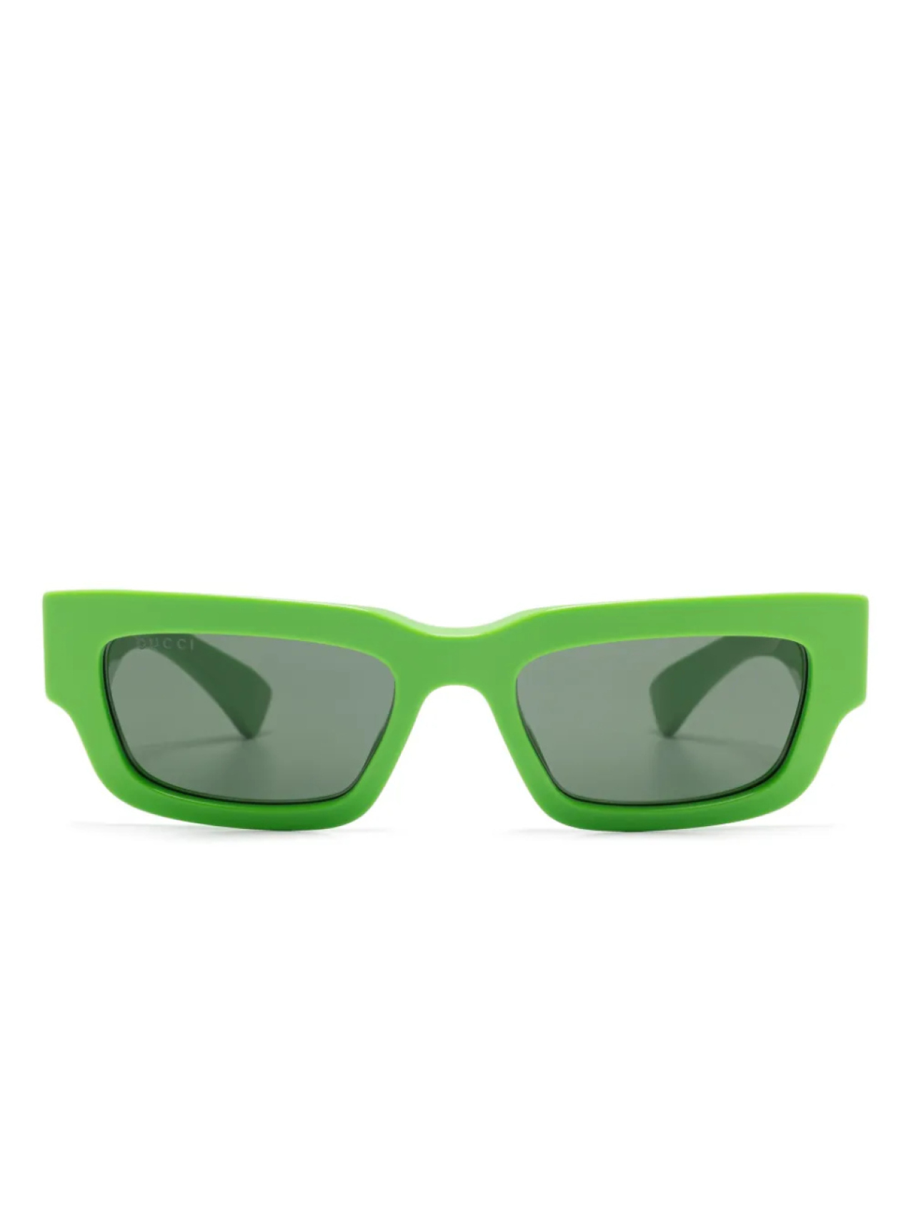 

Солнцезащитные очки Gucci Eyewear в прямоугольной оправе, зеленый