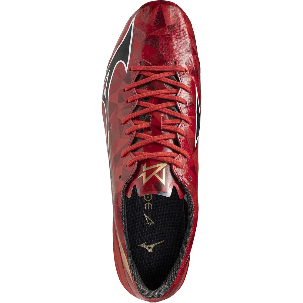 Футбольные бутсы Mizuno Alpha II Elite FG, красный — фото 4