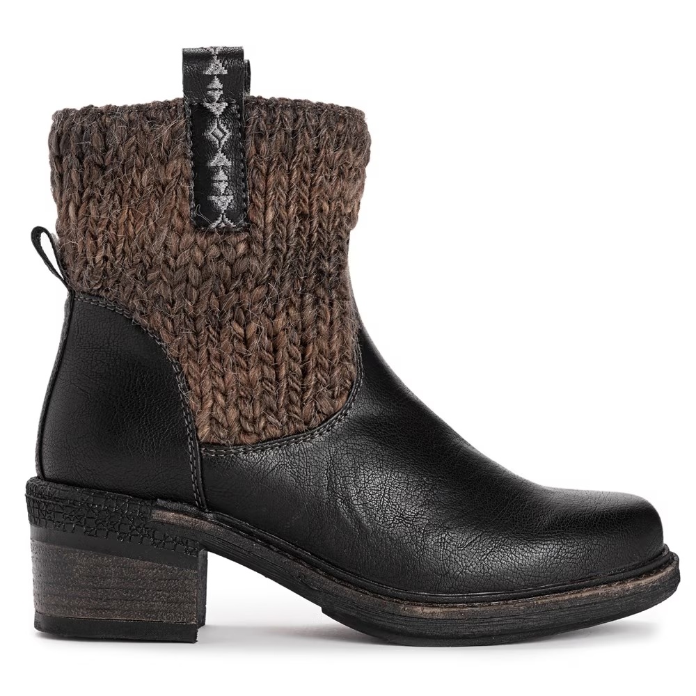 Ботильоны Arya Arlene на толстом каблуке от Muk Luks, black ombre — фото 2