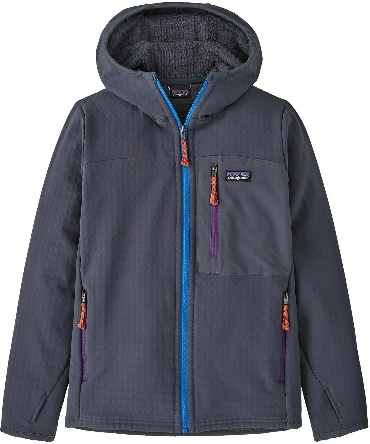 

Худи R2 TechFace, для детей Patagonia, Smolder Blue