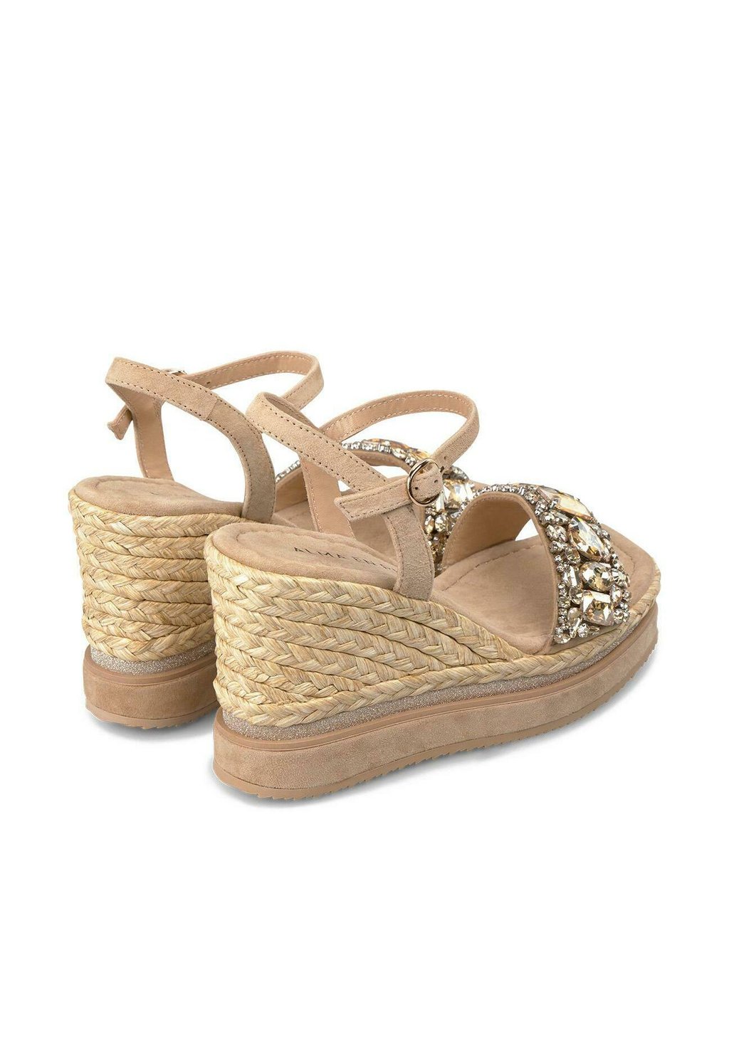 Босоножки на танкетке High heeled sandals Alma en Pena, светло-коричневый — фото 4