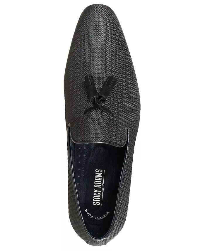 Мужские лоферы Tazewell Plain Toe Tassel Slip-on Stacy Adams, черный — фото 4