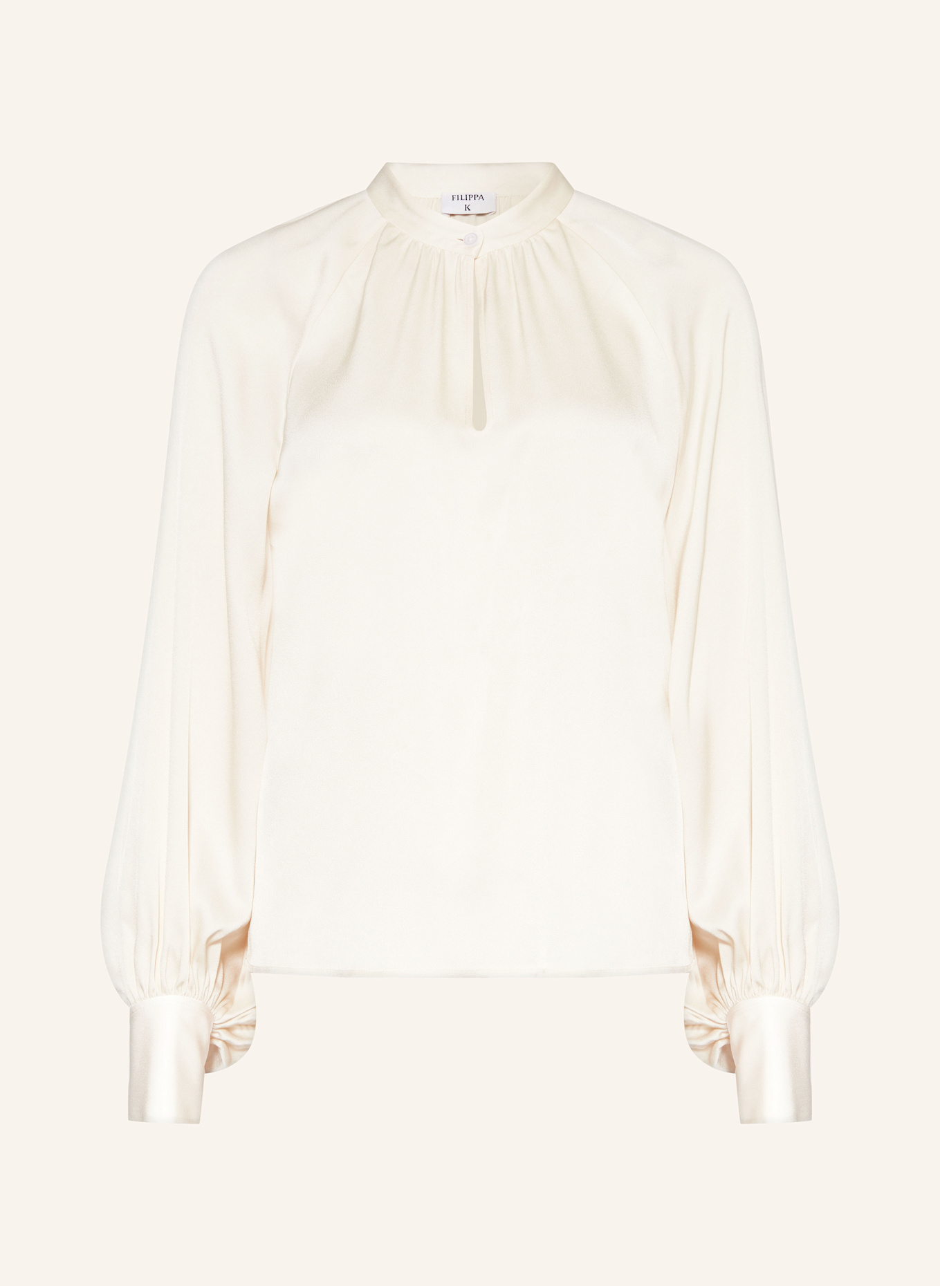 

Атласная блузка рубашка Filippa K, бежевый