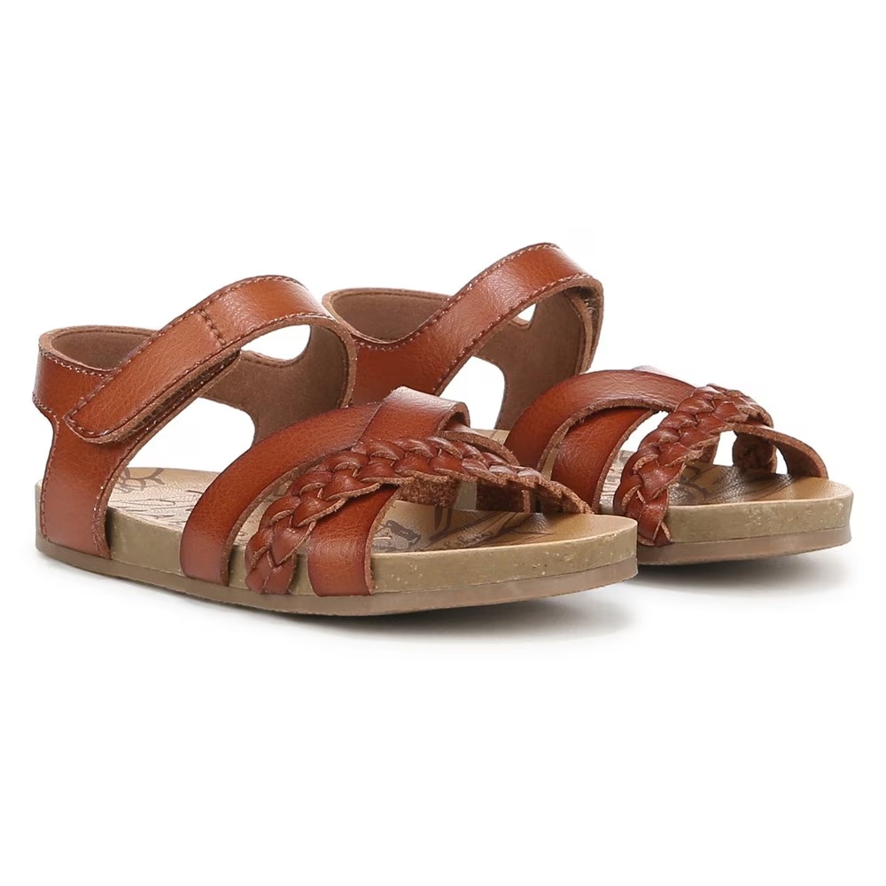

Детские сандалии на анатомической стельке Gaia-T для малышей Blowfish Malibu, scotch brown faux leather