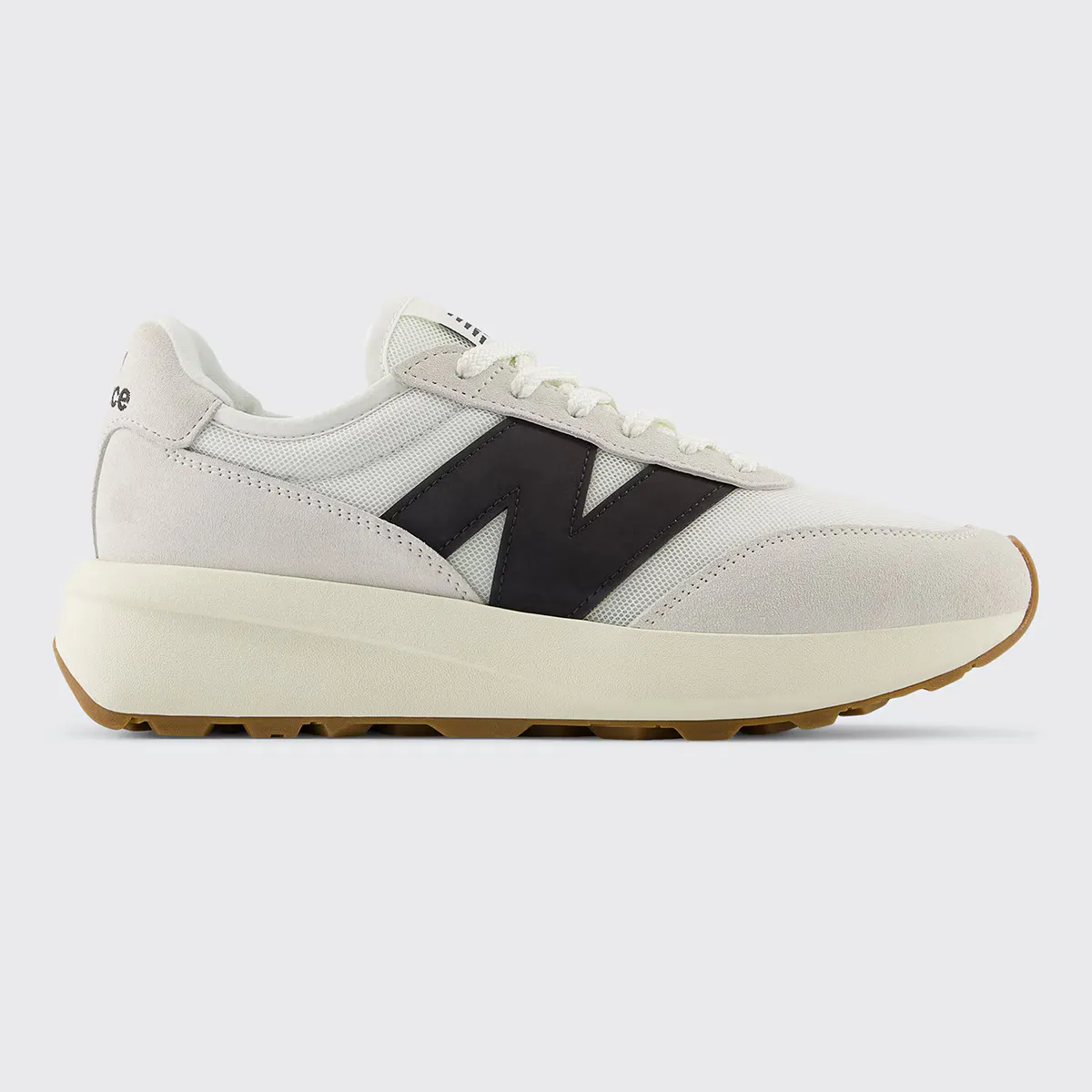 Повседневные кроссовки унисекс U370CA New Balance, черный/белый