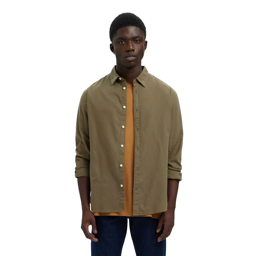 

Рубашка Selected Owen Slim Fit, зеленый