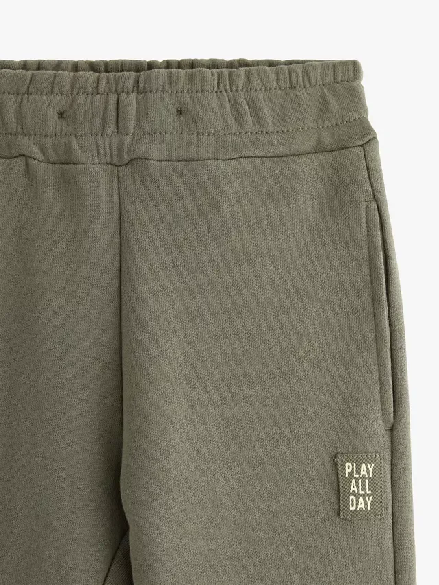 Детские спортивные штаны из чистого хлопка Lindex, Dusty Khaki — фото 3