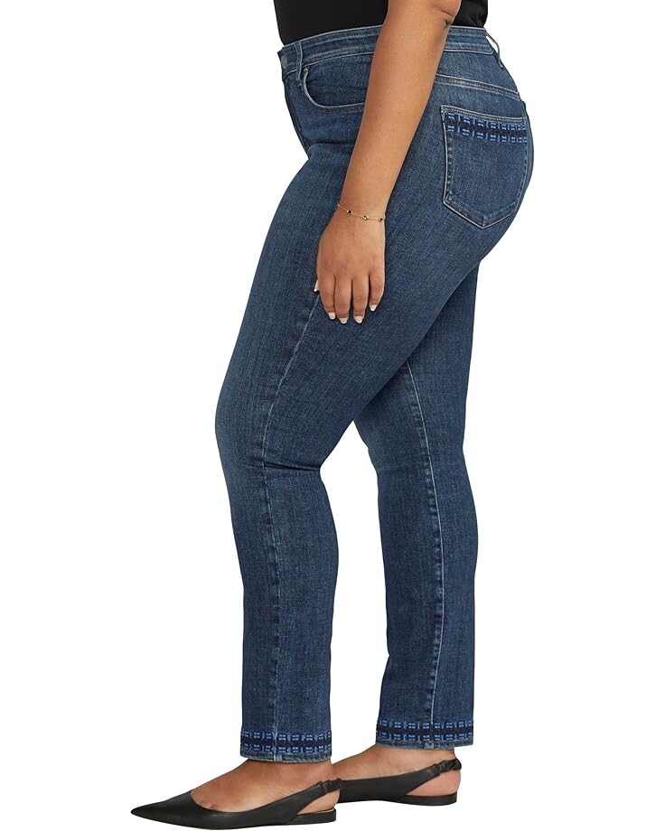 

Джинсы Jag Jeans Plus Size Ruby Mid-Rise Straight Leg Jeans, цвет Night Owl