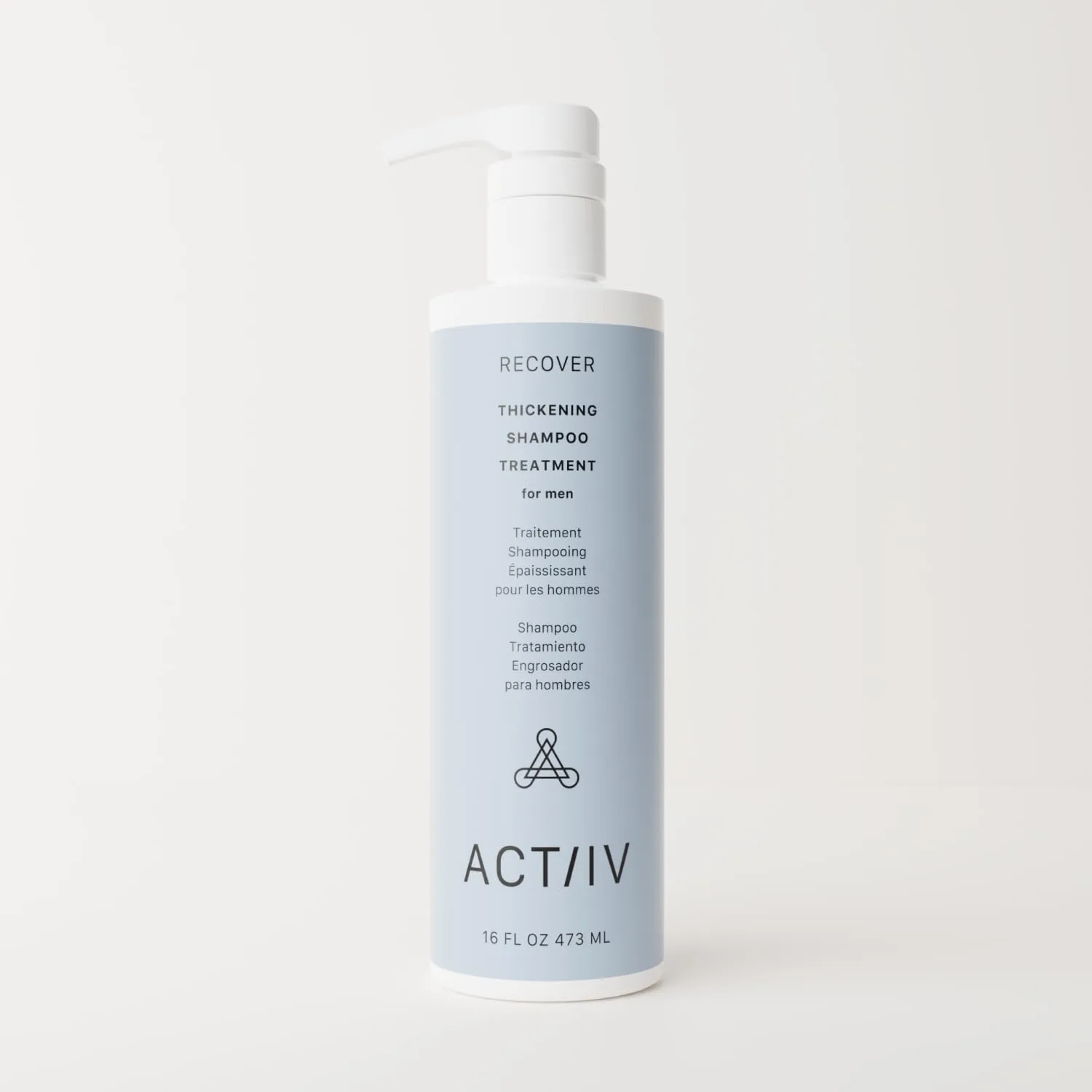 ACTIIV Recover Thickening Shampoo Treatment For Men для более густых и здоровых волос, поддержка здоровья кожи головы, на растительной основе, для окрашенных волос, веган, для всех типов волос 473 мл (1 шт.) — фото 2