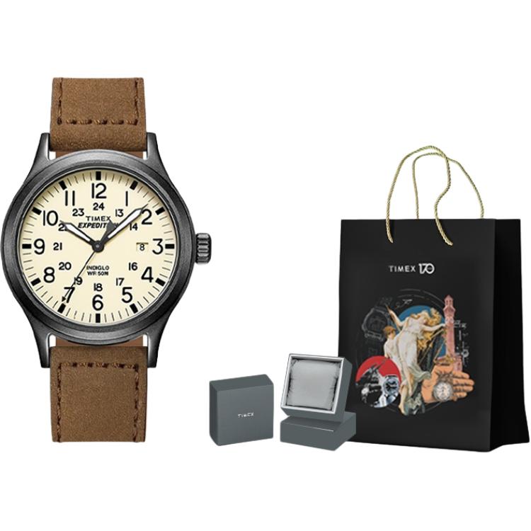 

TIMEX Часы Expedition Collection Wrist Watch Quartz Movement Leather Strap White Dial Men's Watch