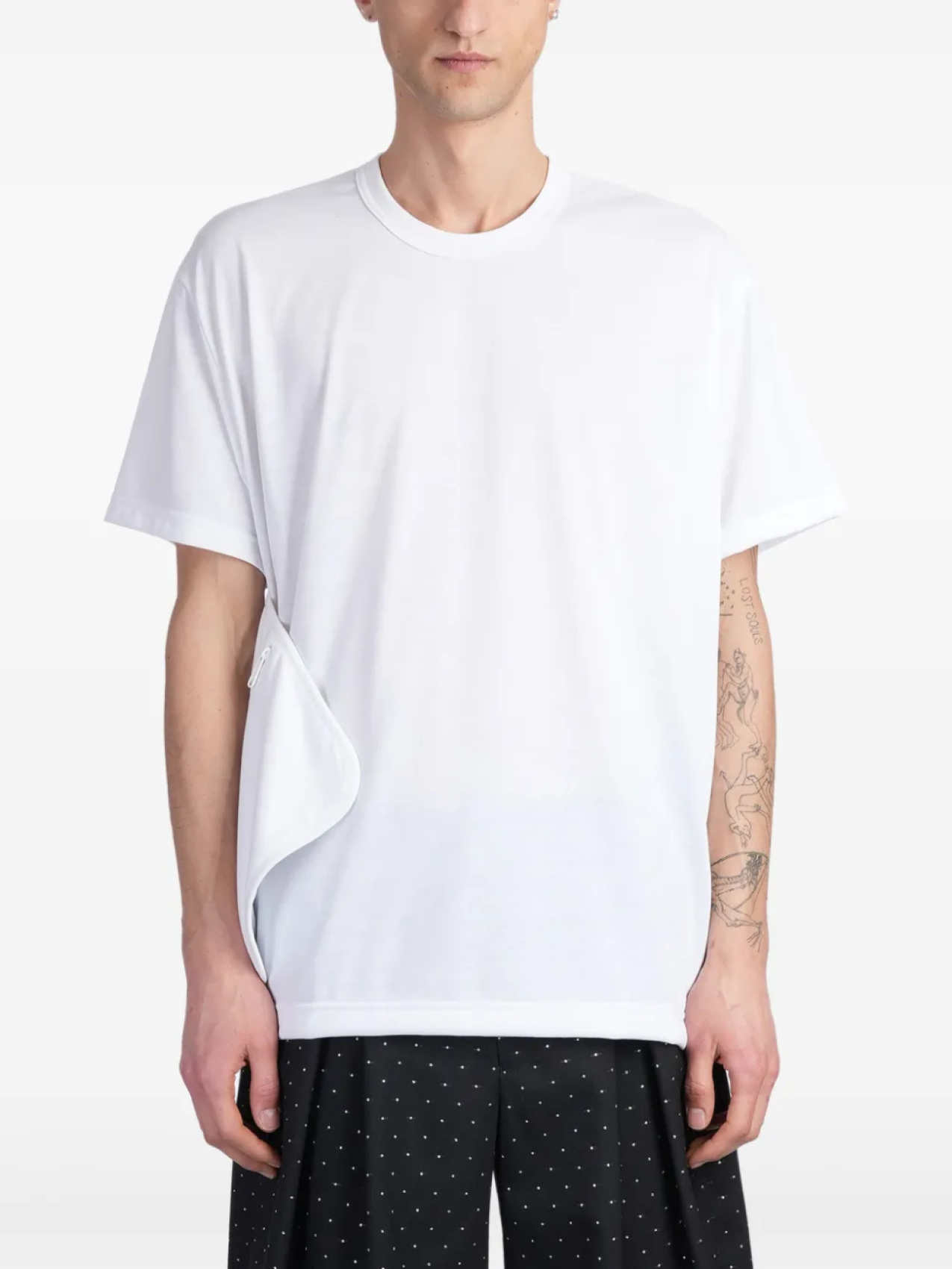 

Футболка из хлопка Comme des Garçons Homme Plus, белый