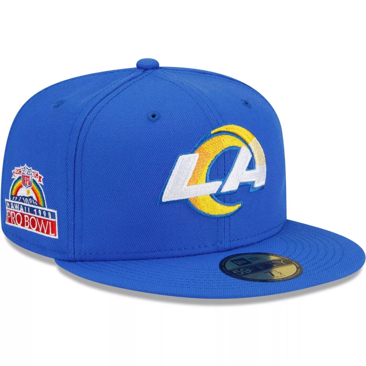 

Мужская приталенная шляпа New Era Royal Los Angeles Rams Patch Up 1998 Pro Bowl 59FIFTY