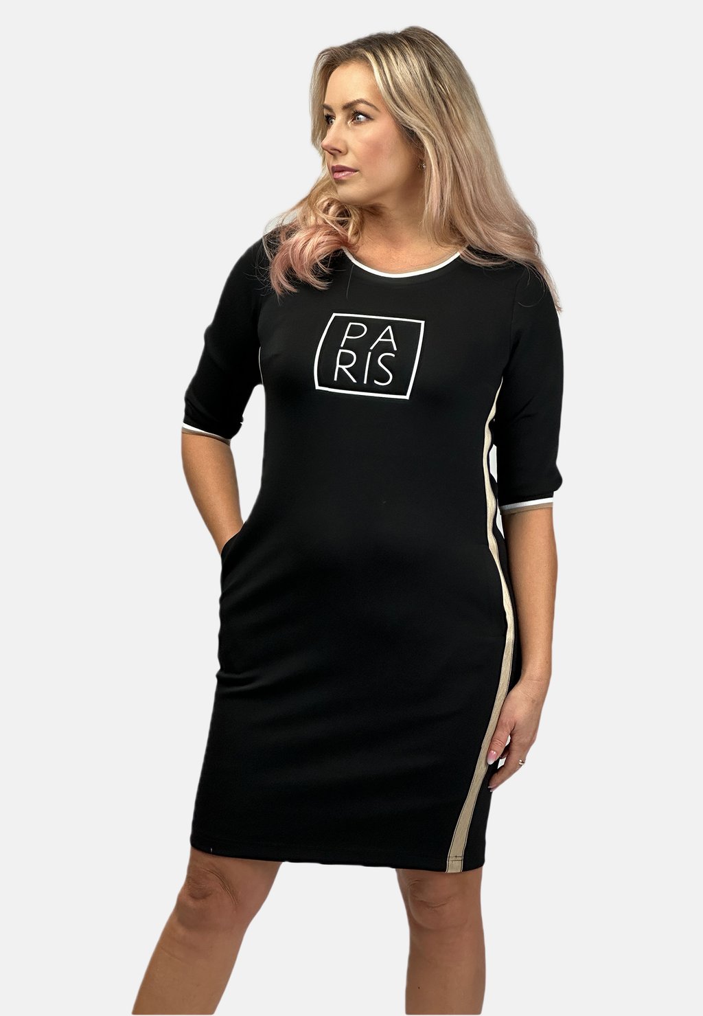 

Платье из джерси PRINT REGINA FASHION, черный