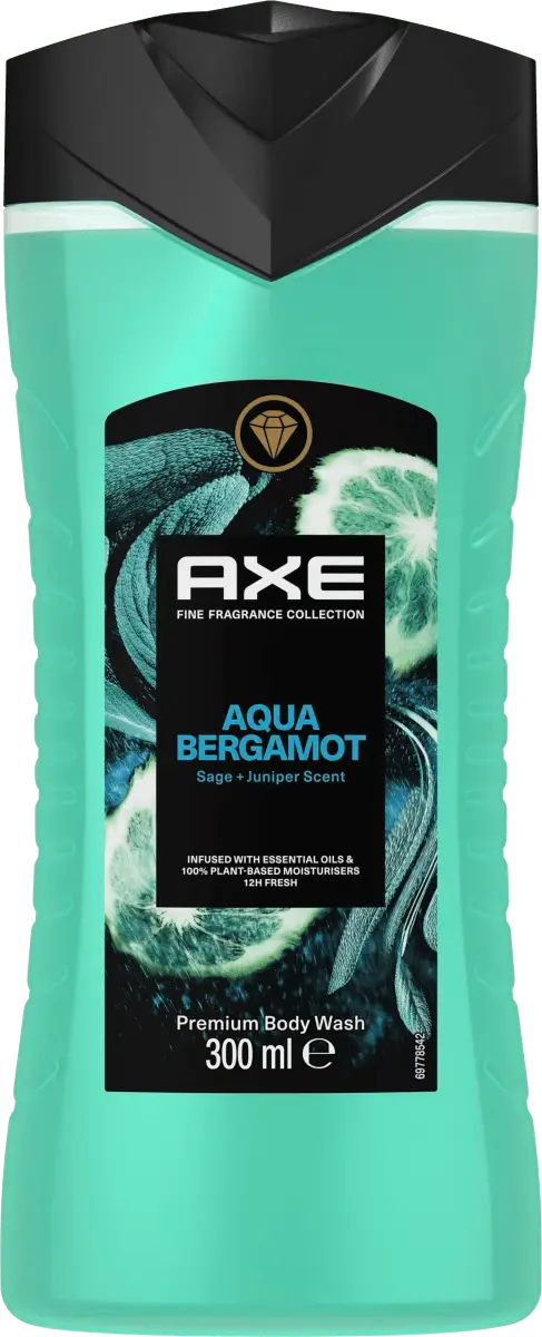 

Гель для душа Аква Бергамот 300мл AXE