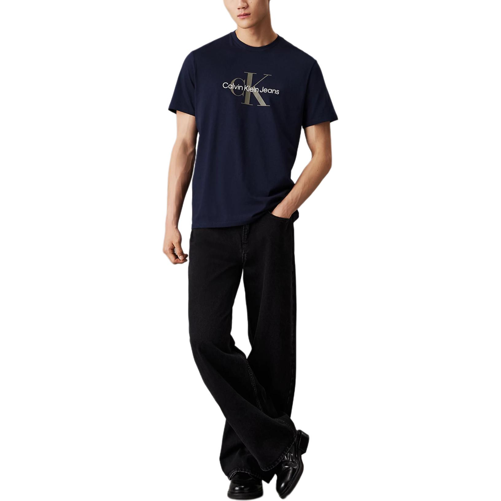Calvin Klein Футболка Europe Version мужская темно-сапфировый синий — фото 2