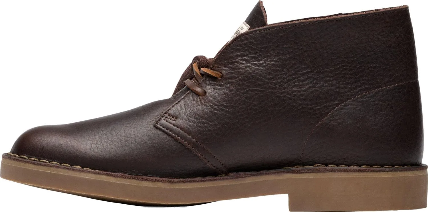 Ботинки Clarks Originals Desert Boot, мужские ботинки Desert Boots, ботинки на невысоком каблуке и ботинки, серые (замша wolf) — фото 2