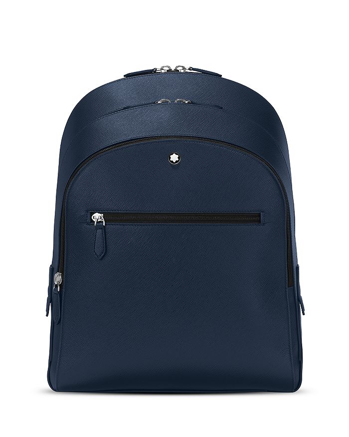 

Средний кожаный рюкзак Sartorial Montblanc, синий