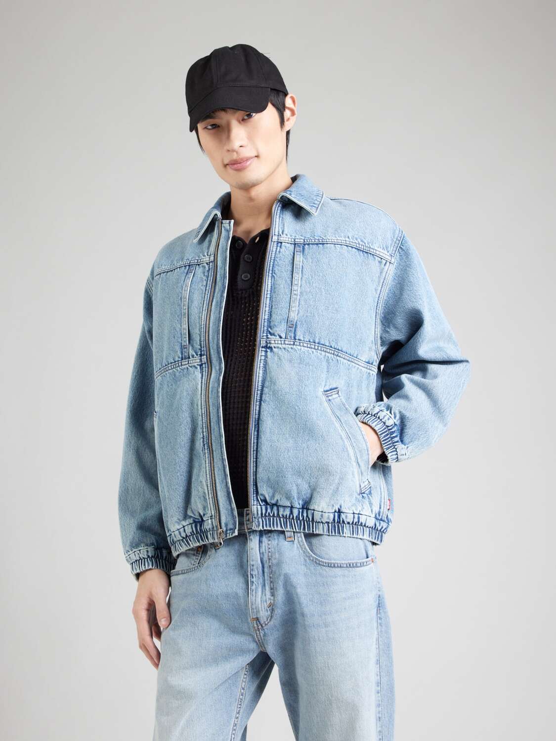 LEVI'S  Куртка для межсезонья 'Jaanai Jacket' в синем дениме — фото 3
