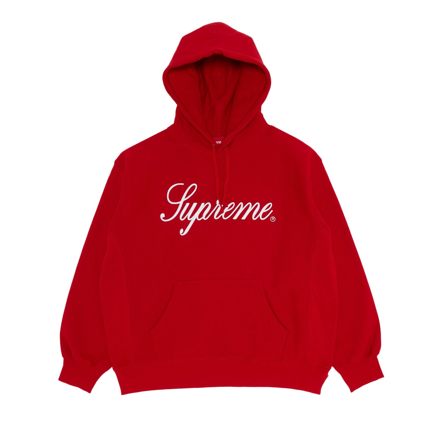 

Толстовка с капюшоном Supreme с рельефным рисунком, цвет Красный