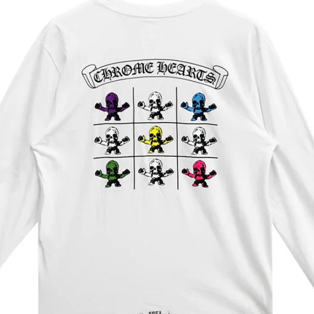 Футболка Foti с длинным рукавом Chrome Hearts, белый — фото 3